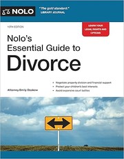 Nolo's essential guide to divorce  Cover Image